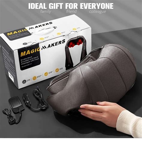 Rejuvenate Your Body and Mind with the Magic Maker Shiatsu Neck and Back Massager